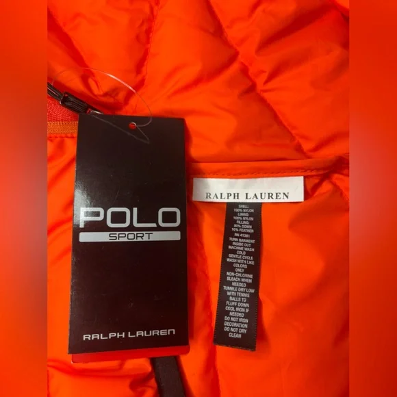 Polo Sport by Ralph Lauren Water-Repellent Quilted Down Filled Packable Vest - Picture 11 of 12